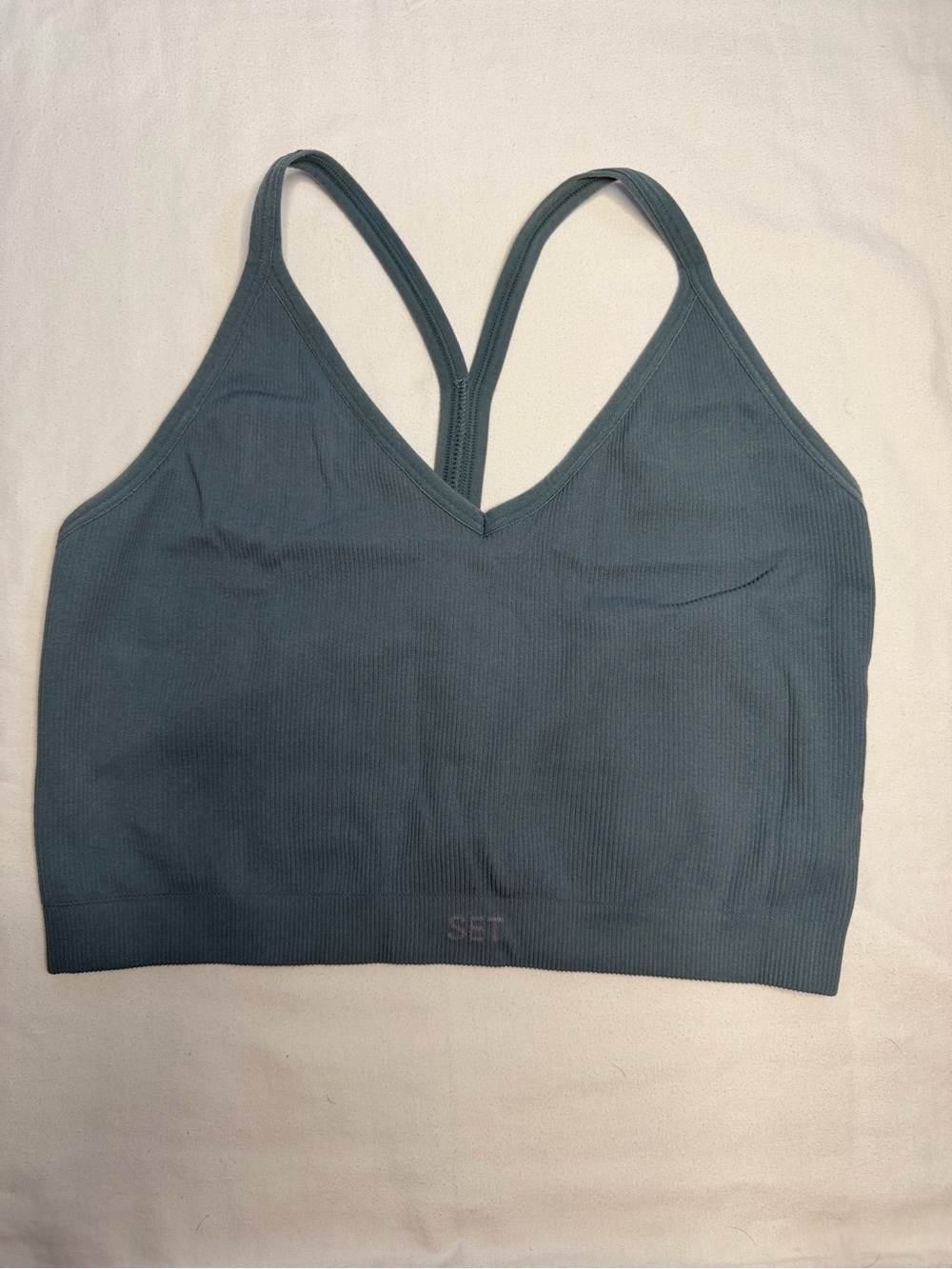 Set Active Sculptflex Ribbed V Top